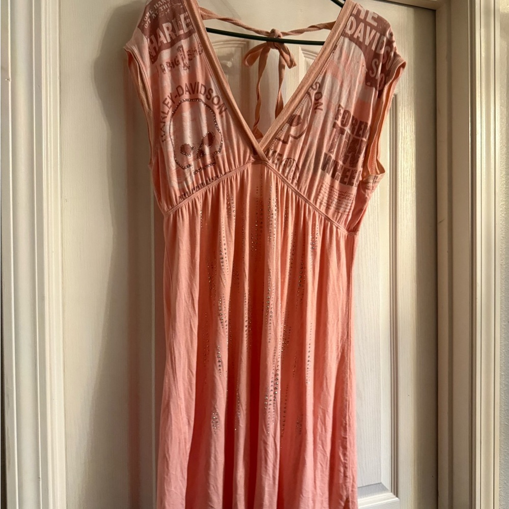 Harley-Davidson Pink Graphic Dress